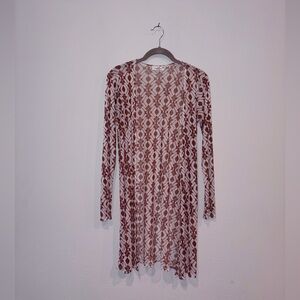 Chic Long Sleeve Patterned cardigan